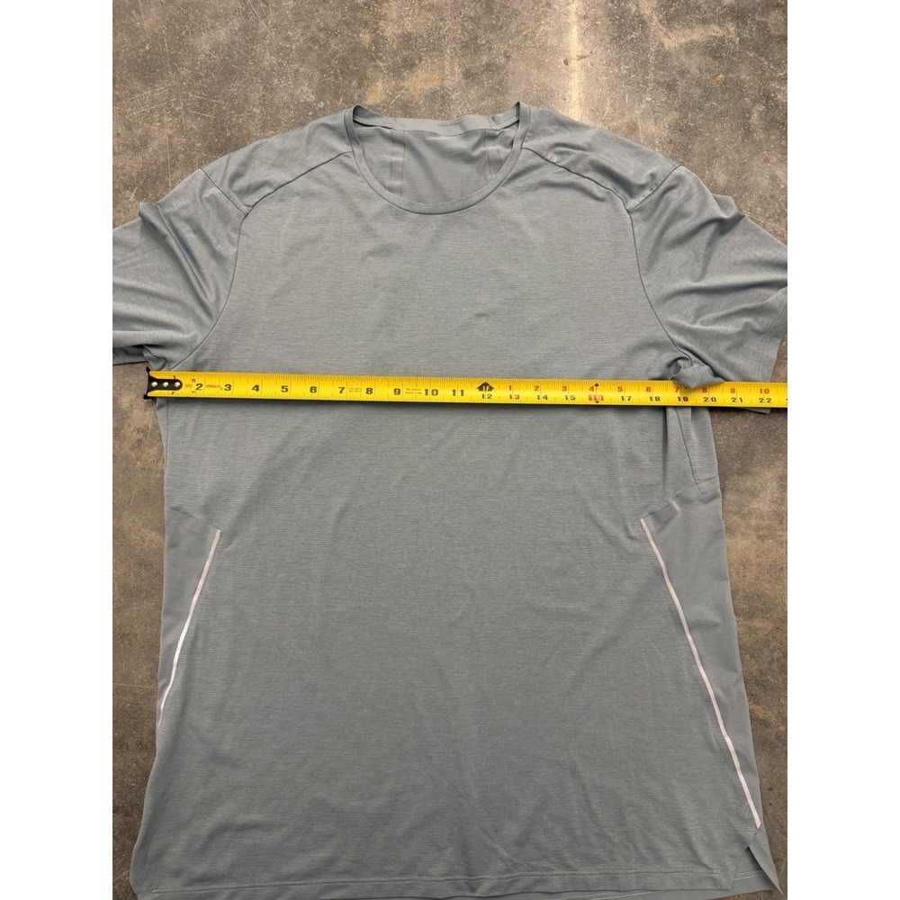 Lululemon Vapor Gray Fast Free Short Sleeve Shirt‎ Size M Mens - Picture 4 of 6